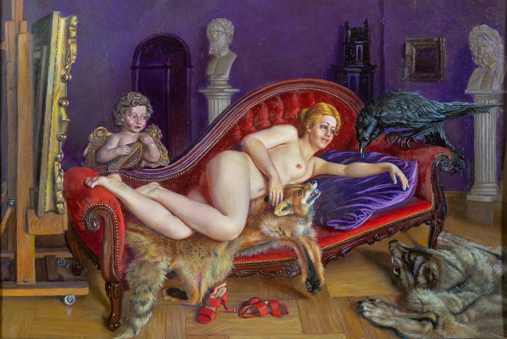 Обнаженная. Холст, масло. 2025 г.